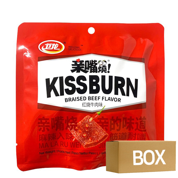 친취소 키스번 라티아오 소고기맛 90g X 90봉 1박스 / 중국 간식 쫀드기