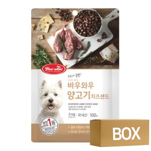 (강아지) 바우와우 양고기 치즈 샌드 100gX70봉 1박스