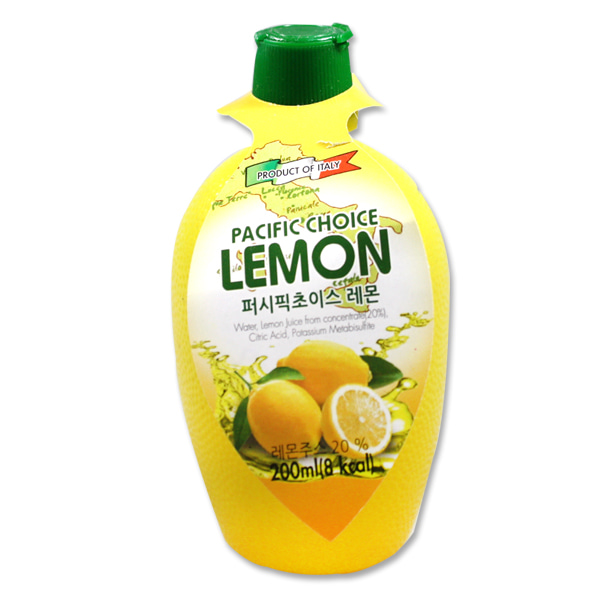 퍼시픽초이스 레몬주스 레몬즙 200ml X 12개입 1박스