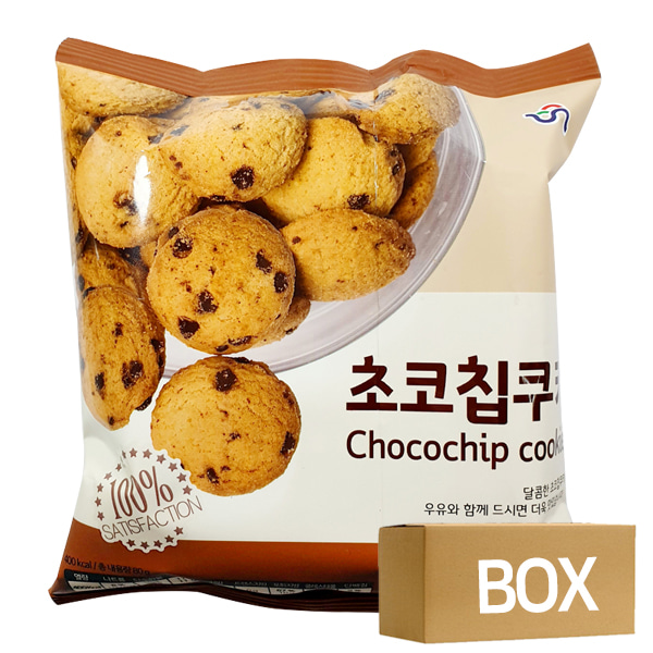 신흥제과 초코칩쿠키 80g 20봉 1박스