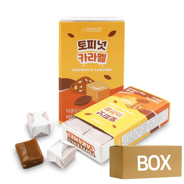 토피넛카라멜 50g X 12개 X 6곽 1박스 / 마이쮸 새콤달콤