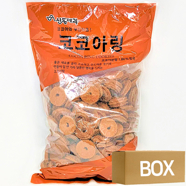신흥제과 코코아링 1.8kgX2개입 1박스