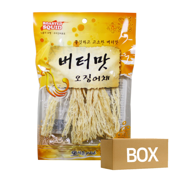 서울 버터맛 오징어채 32gx100개 1박스