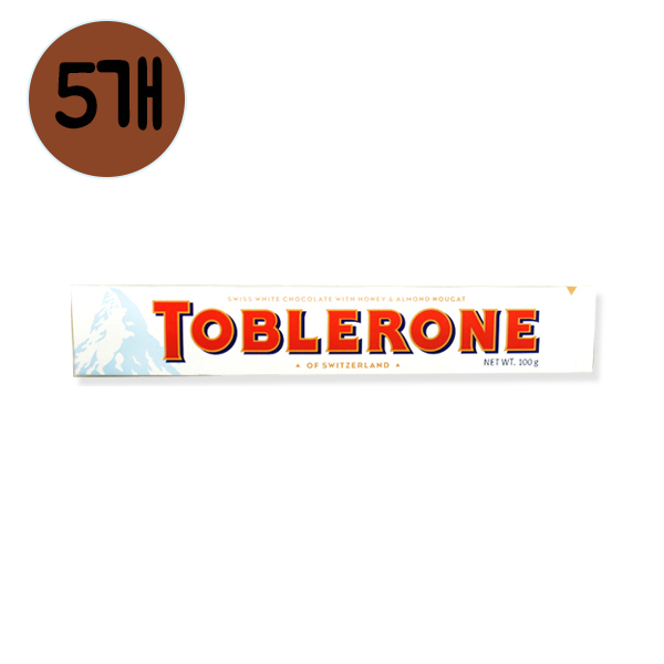 토블론 스위스 화이트 초콜릿 100g
