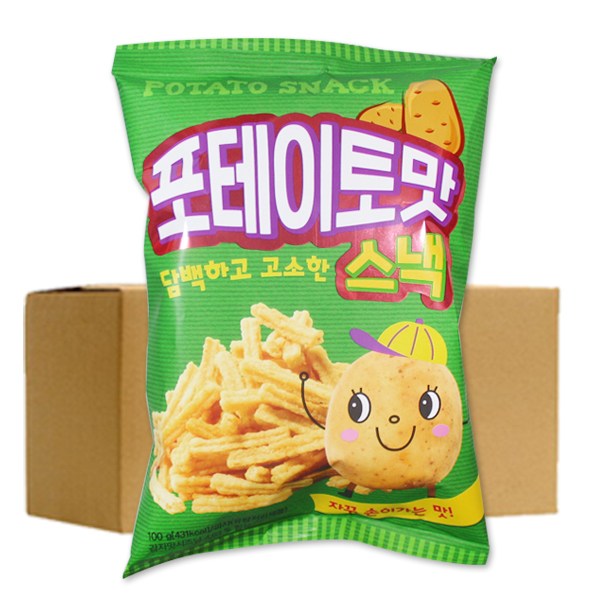 싱싱 포테이토맛 스낵 100gx20봉 1박스