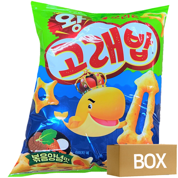 오리온 왕고래밥 볶음양념 맛 56gX24개입 1박스