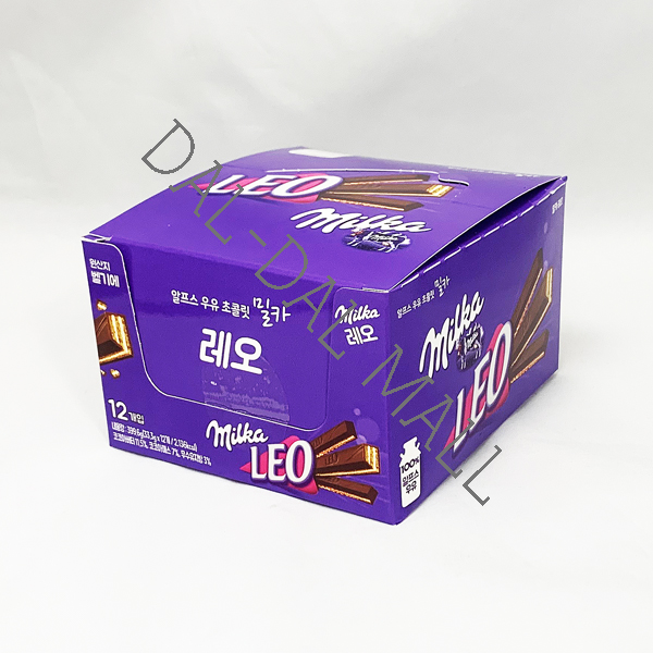 밀카 초콜릿 레오 33.3g X 12개입 24곽 1박스