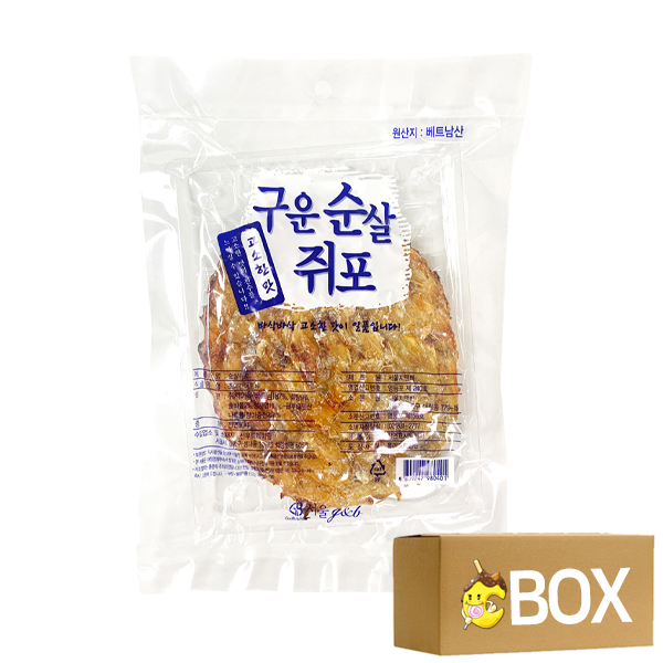 서울 구운 순살 쥐포 36g x 200봉 1박스