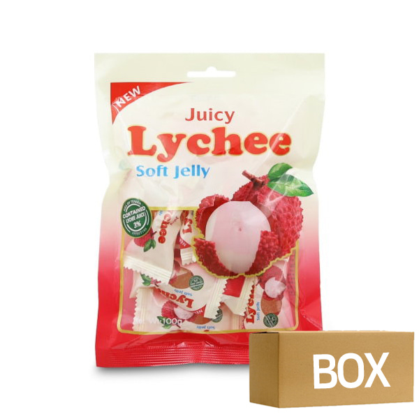 쥬시 리치 젤리 100g X 24봉 1박스 / 쥬시젤리 복숭아맛젤리 과일맛젤리