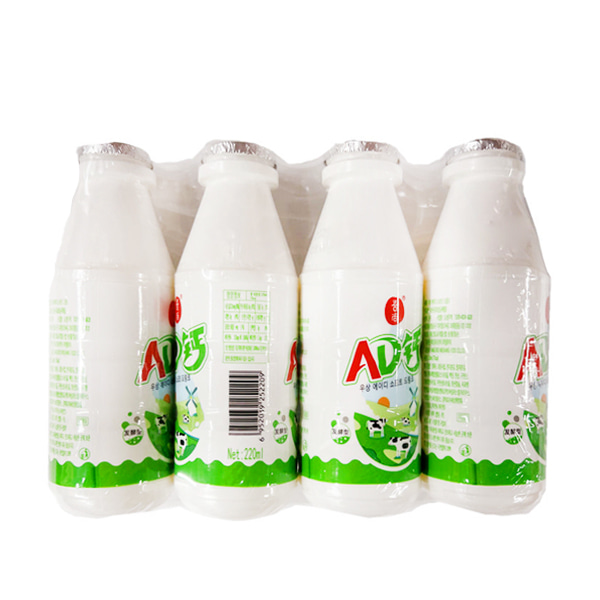 우상 에이디 소프트 드링크 220ml 4개 세트 / 중국우유