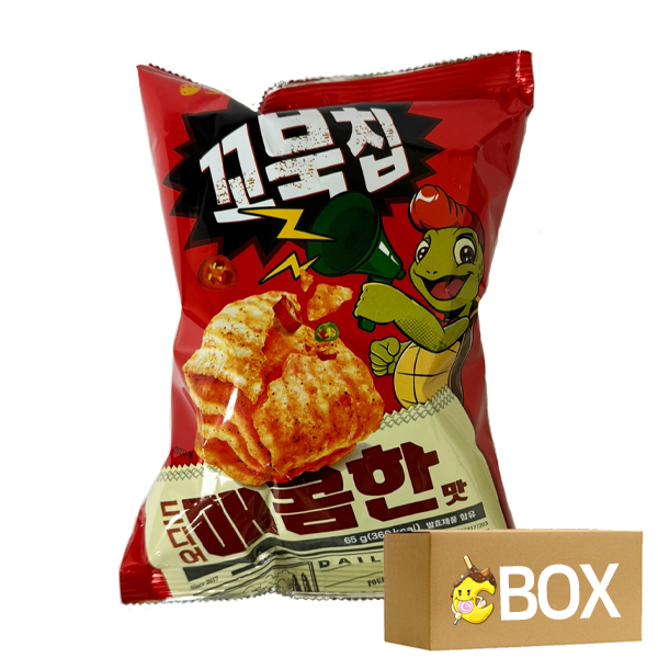 오리온 꼬북칩 매콤한맛 65g X 24개입 1박스